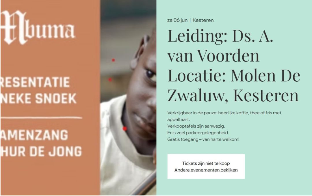 Afbeelding bij ‘Presentatie Anneke Snoek & Samenzang o.l.v. Arthur de Jong’